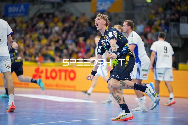 Edwin Aspenbäck (78; Rhein Neckar Löwen) in Aktion