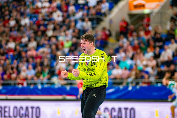 Torwartjubel Daniel Rebmann (94;SG BBM Bietigheim)