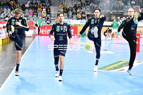 Rhein Neckar Löwen wärmen sich auf