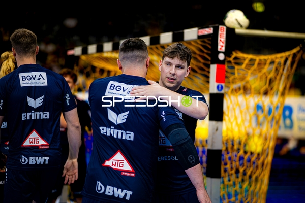 Jubel nach Tor für Rhein Neckar Löwen