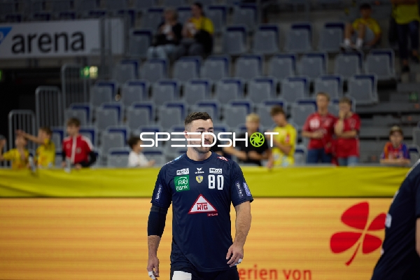 Aufwärmen der Spieler