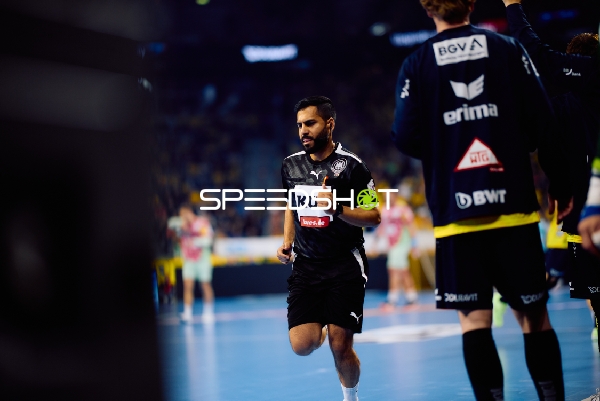 Handballspieler in Aktion