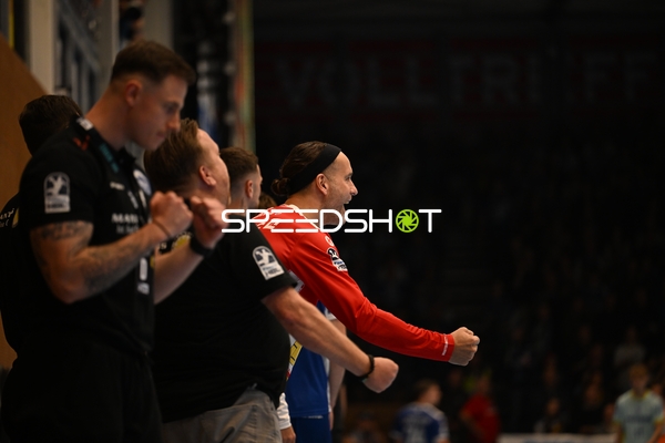 Jubel von Silvio Heinevetter (12; ThSV Eisenach) und Team