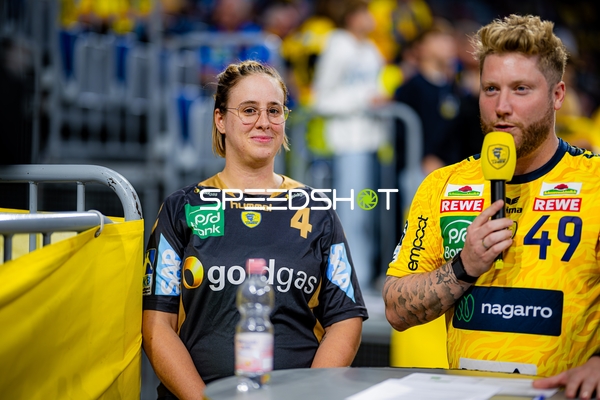 Interview mit Kevin Gerwin (49; Rhein Neckar Löwen) und Mathias Larson (4; Rhein Neckar Löwen)