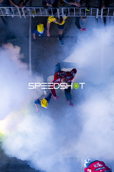 Szene mit Spieler von Team Rhein Neckar Löwen