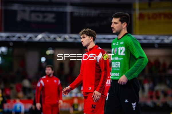 Fynn Nicolaus (14; SG BBM Bietigheim) auf dem Spielfeld