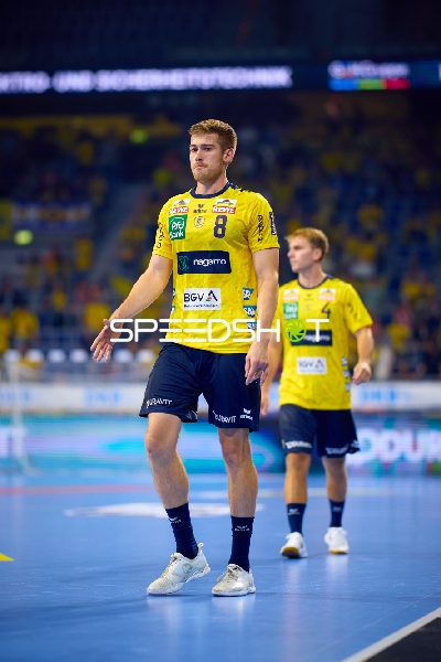 Rhein Neckar Löwen in Position