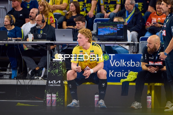 Spieler auf der Bank