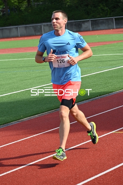 Läufer auf der Bahn