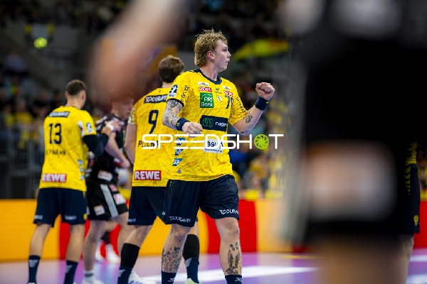 Edwin Aspenbäck (78; Rhein Neckar Löwen) in Aktion