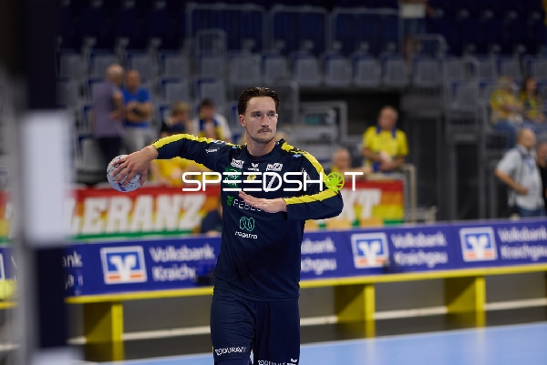 Handball Aktion Robert Timmermeister (7; Rhein Neckar Löwen)