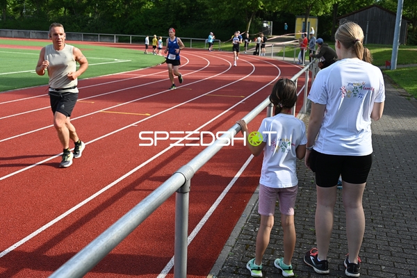 Läufer auf der Laufbahn