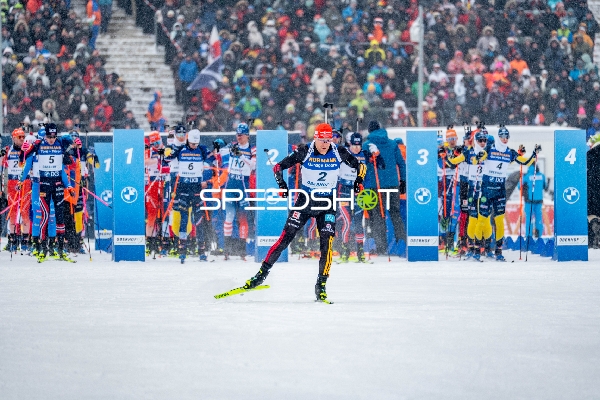 Start der Verfolgung in Oberhof