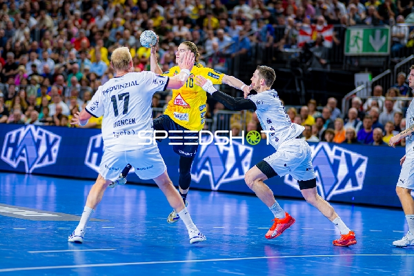 Handball I Herren I Saison 2024-2025 I DHB-Pokal I Halbfinale I Rhein-Neckar Löwen - THW Kiel I 12.04.2025