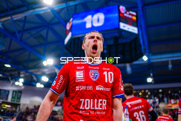 Torjubel Tom Wolf (10;SG BBM Bietigheim)