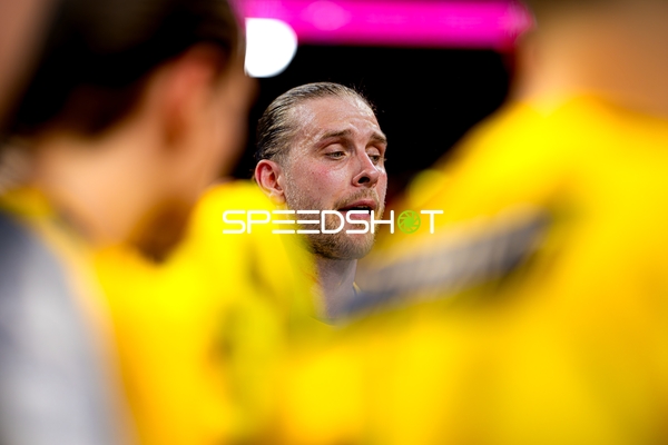 Rhein-Neckar Löwen Spieler in Aktion