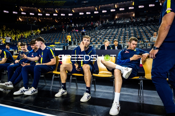 Rhein-Neckar Löwen bereiten sich in der Lanxess Arena vor