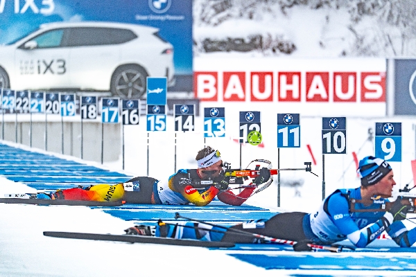 Biathlon, BMW IBU WORLD CUP BIATHLON, Sprint Männer 10km, Oberhof, Deutschland, LANGER Thierry #4 BEL