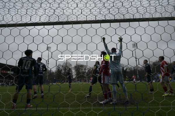 Spieler im Strafraum