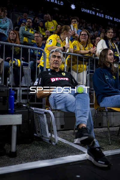 Entspannte Person in der SAP Arena