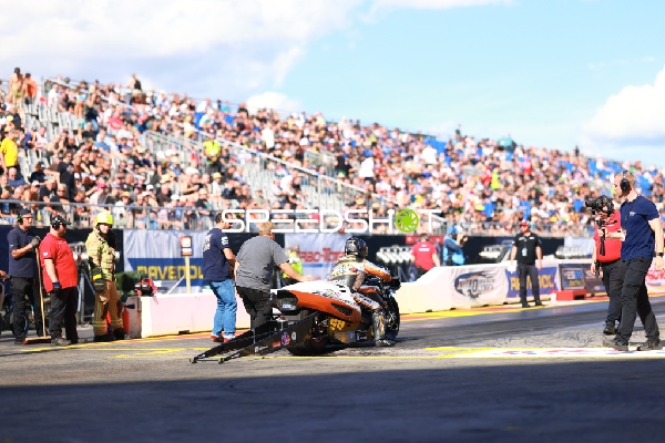 Motorrad Drag Racing am Hockenheimring