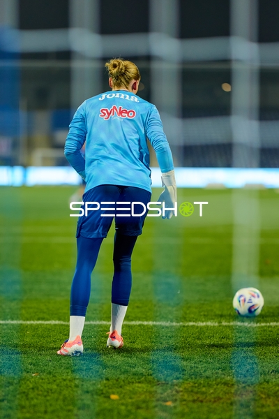 Torwart bereitet sich vor