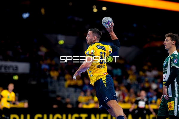 Jannik Kohlbacher (80; Rhein Neckar Löwen) wirft aufs Tor