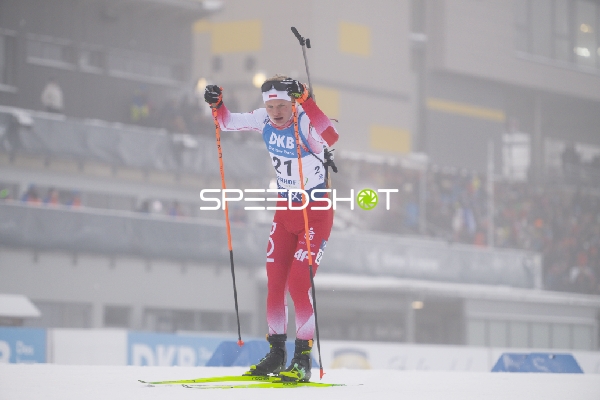 Sprint mit Grzegorz GALICA (21; Biathlon Männer)