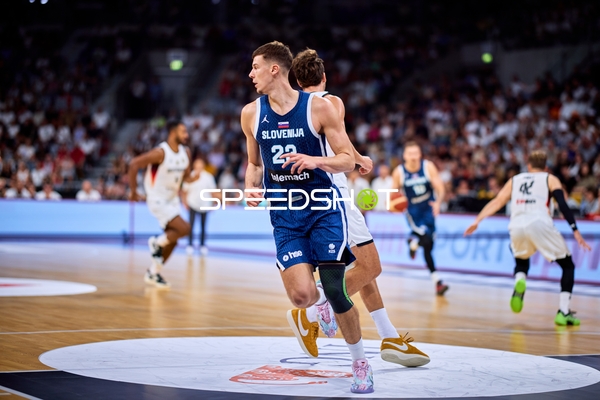 Luka Ščuka (23; Slowenien) auf dem Court