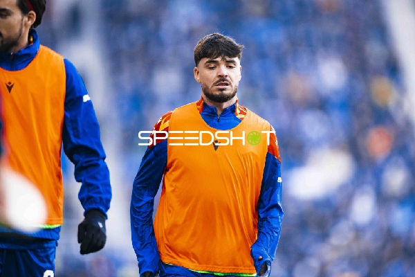 Spieler beim Aufwärmen