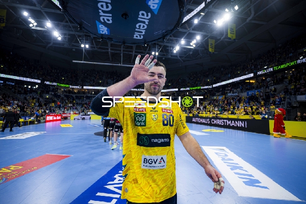 Jannik Kohlbacher (80; Rhein Neckar Löwen) in Aktion