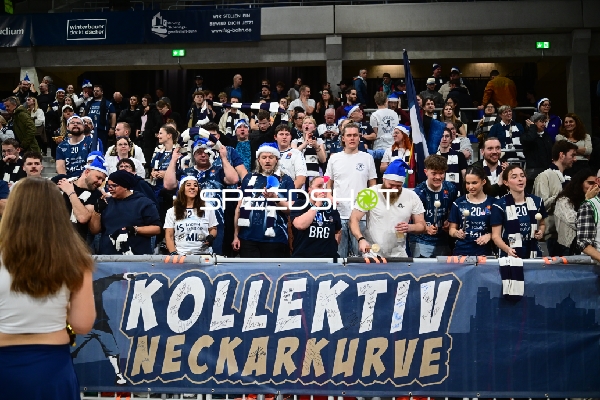 Fan-Szene in der Kollektiv Neckarkurve
