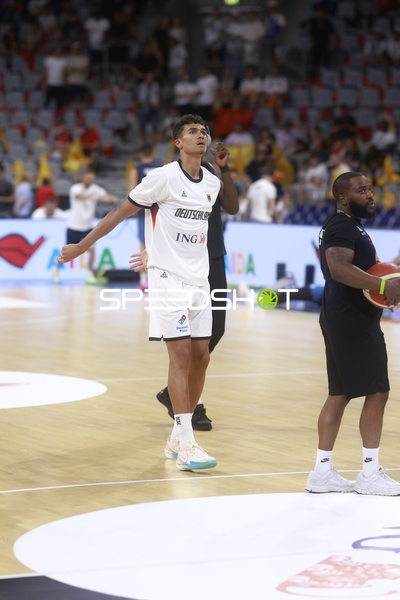 Spieler auf dem Court