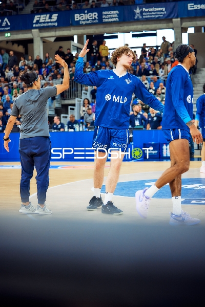 Spieler in blauem Trikot