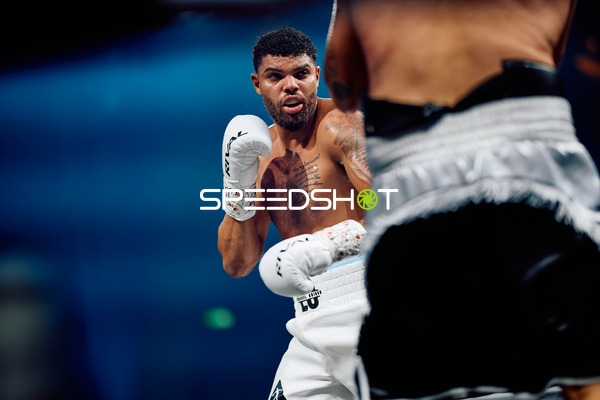 Boxer Schwergewicht in Ringside Zone