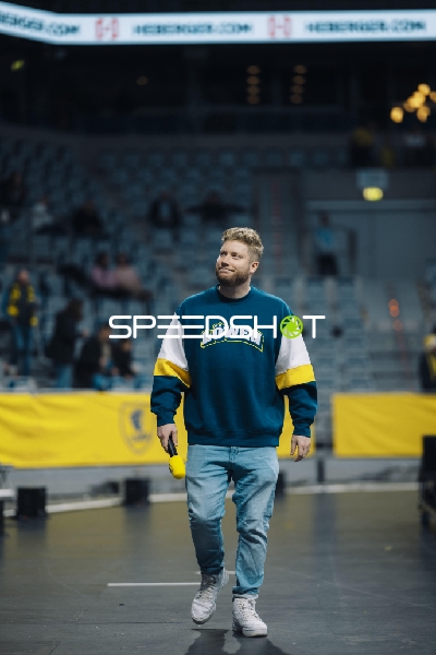 Kevin Gerwin (49; Rhein Neckar Löwen) bei Moderation