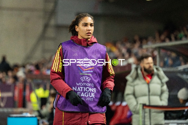 Spielerin in Vorbereitung