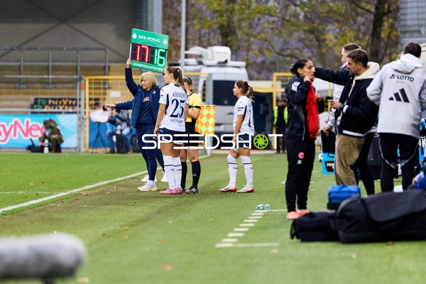 Auswechslung im DFB-Pokal Frauen