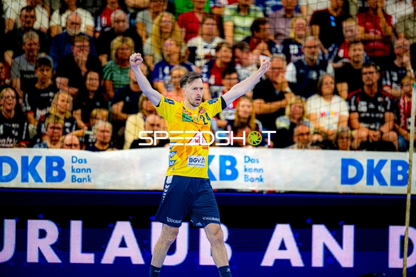 Torjubel Patrick Groetzki (24;Rhein Neckar Löwen)