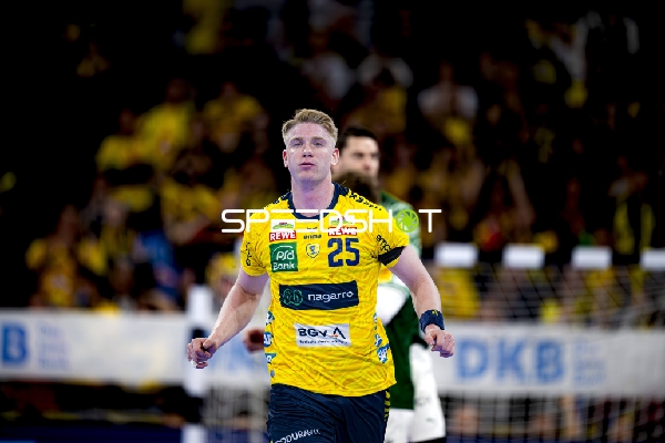 Spieler Haukur Thrastarson (25; Rhein Neckar Löwen) in Aktion