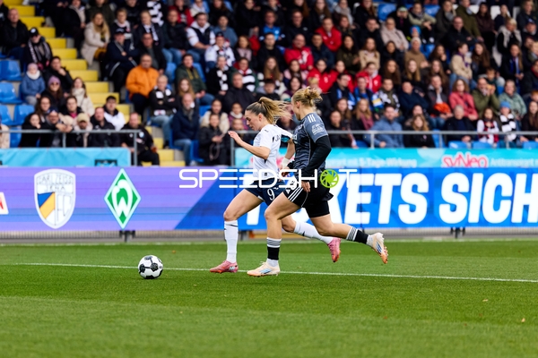 Jill Janssens sprintet zum Ball