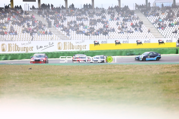 Rennen auf der Rennstrecke in Hockenheim