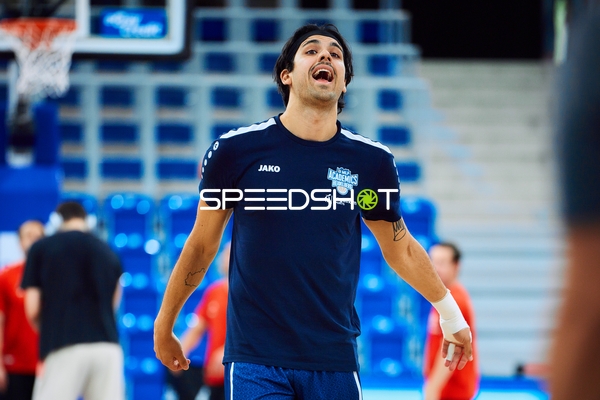 Spieler auf dem Court