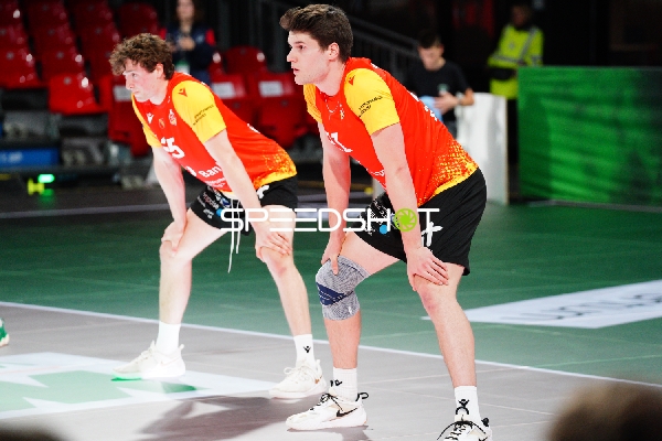 Nimo Benne (21; BADEN VOLLEYS SSC Karlsruhe) in Aktion