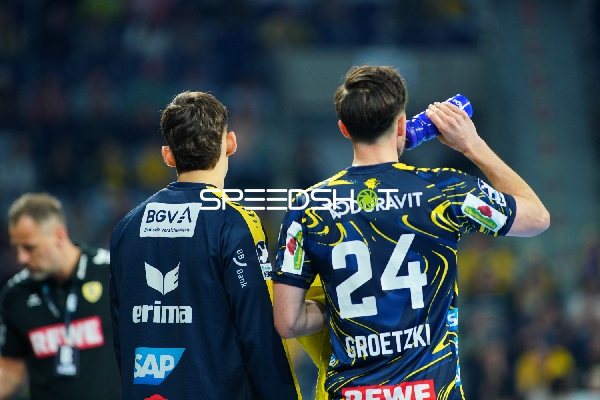 Patrick Groetzki (24; Rhein Neckar Löwen) in Spielpause