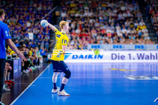 Handball I Herren I Saison 2024-2025 I DHB-Pokal I Halbfinale I Rhein-Neckar Löwen - THW Kiel I 12.04.2025