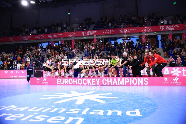 Feier der EuroHockey Champions