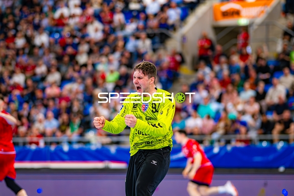 Torwartjubel Daniel Rebmann (94;SG BBM Bietigheim)