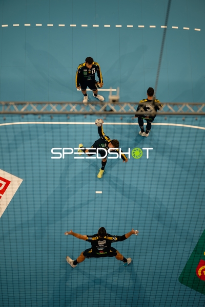 David More (15; Rhein Neckar Löwen) wirft aufs Tor