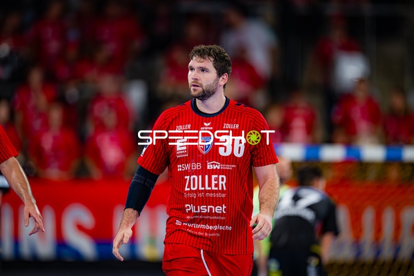 Jonathan Fischer (36; SG BBM Bietigheim) positioniert sich